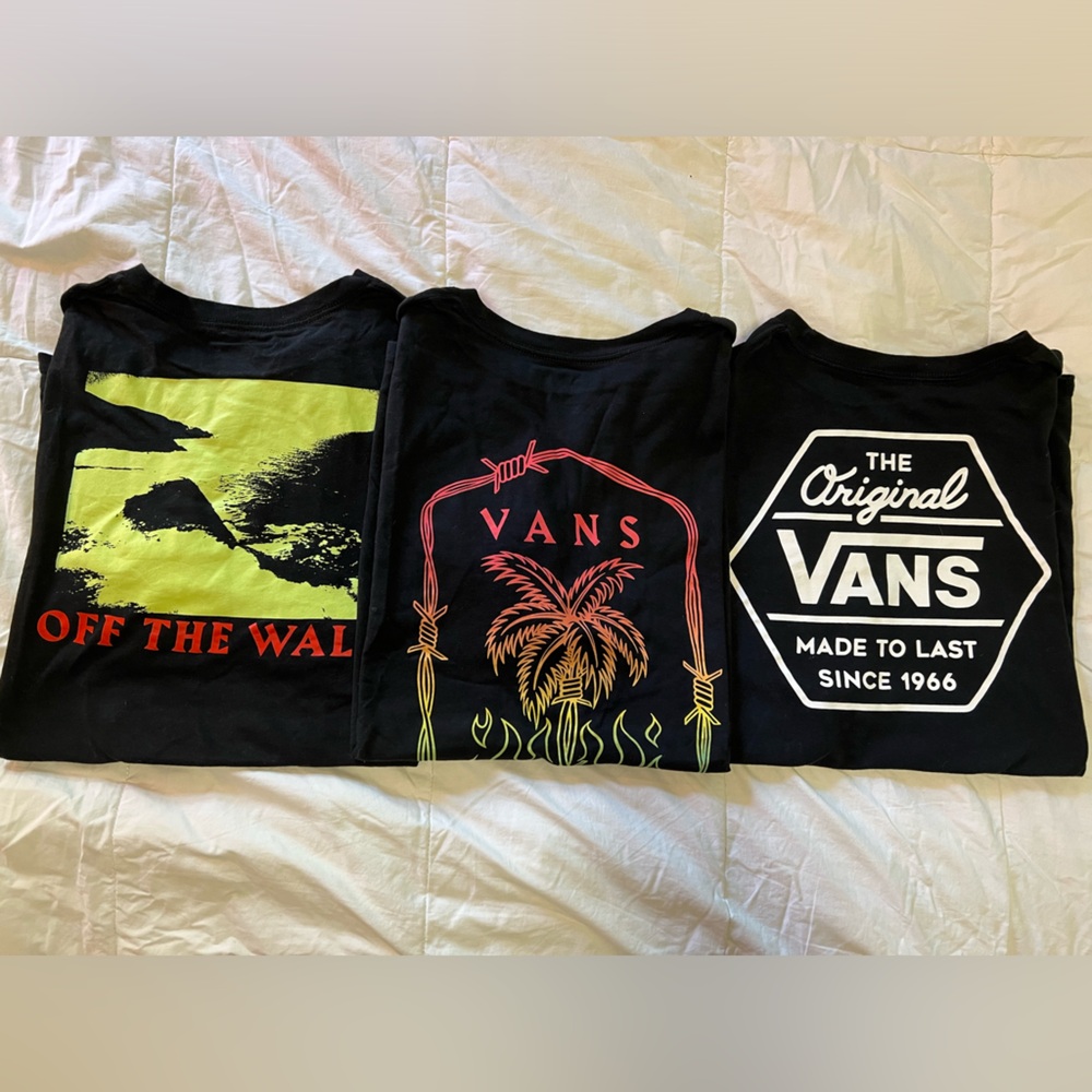Men’s Vans T-Shirts Size Large L